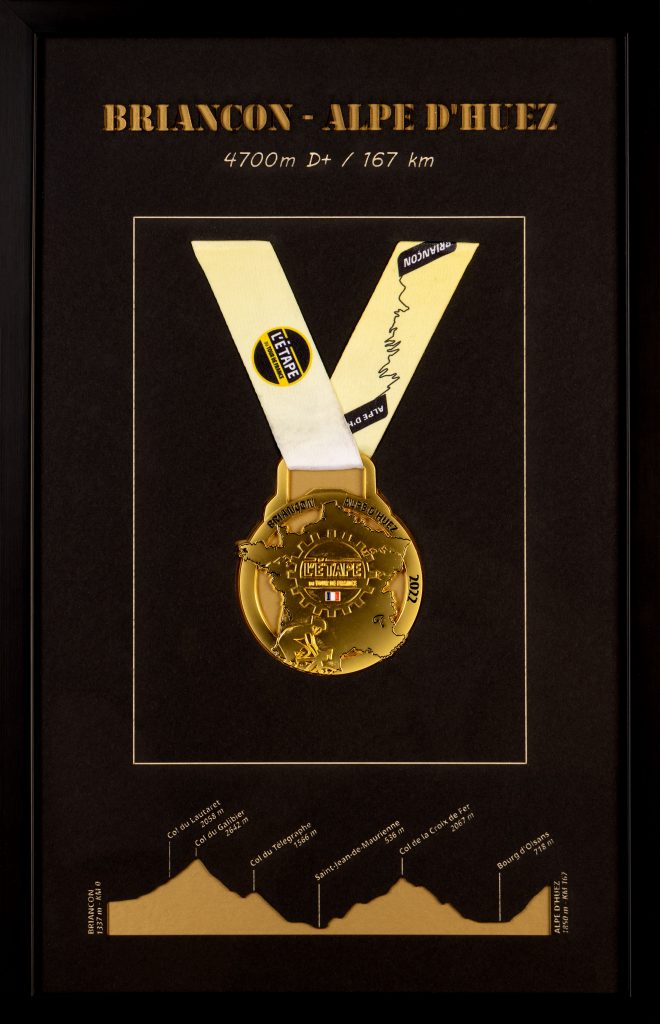 Cadre médaille Etape du Tour - Alp'Encadrement